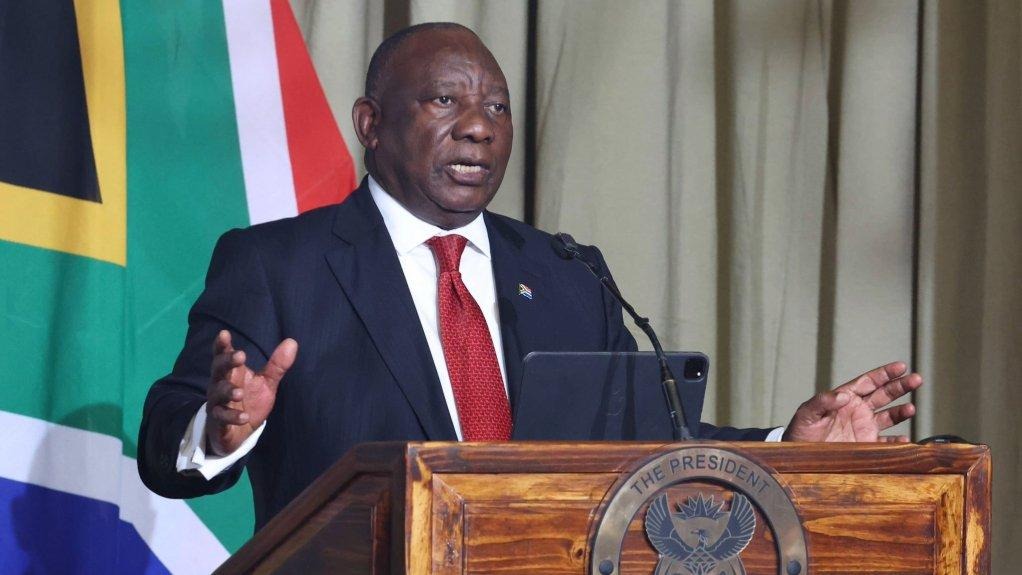 South African President Cyril Ramaphosa speaking about immigration and xenophobia.