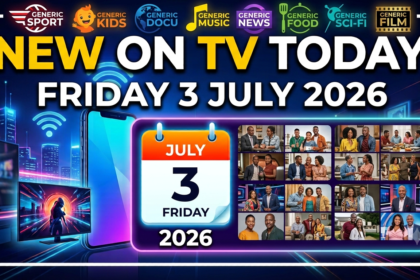 New on TV today: Friday 3 July 2026