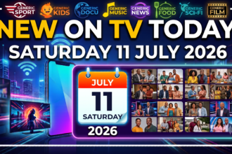 New on TV today: Saturday 11 July 2026