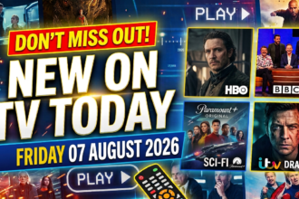 New on TV today: Friday 7 August 2026