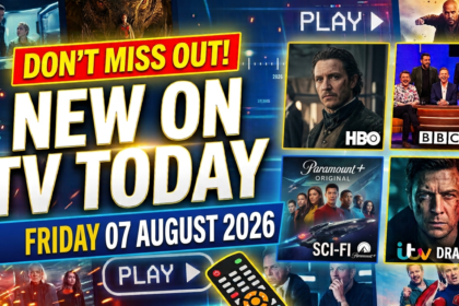 New on TV today: Friday 7 August 2026